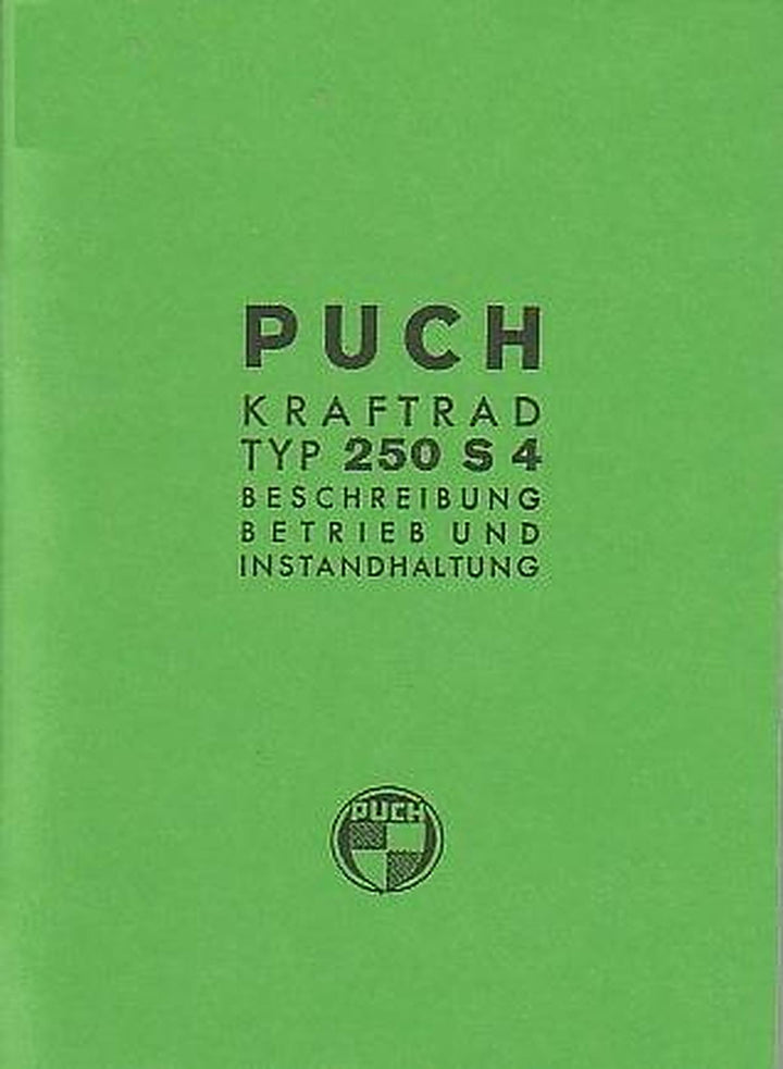Puch 250 S4 Wehrmachtsmodell Betriebsanleitung, Buchcover