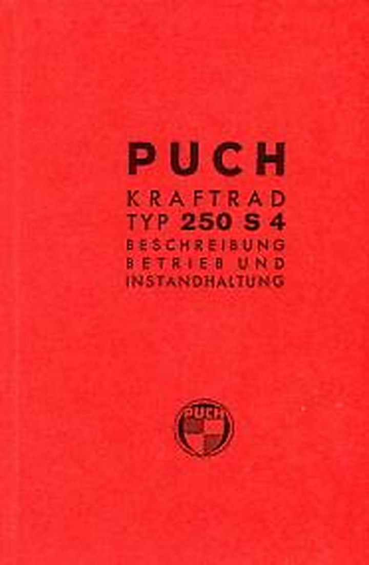 Puch 250 S4 Wehrmachtsmodell, Betriebsanleitung, Buchcover