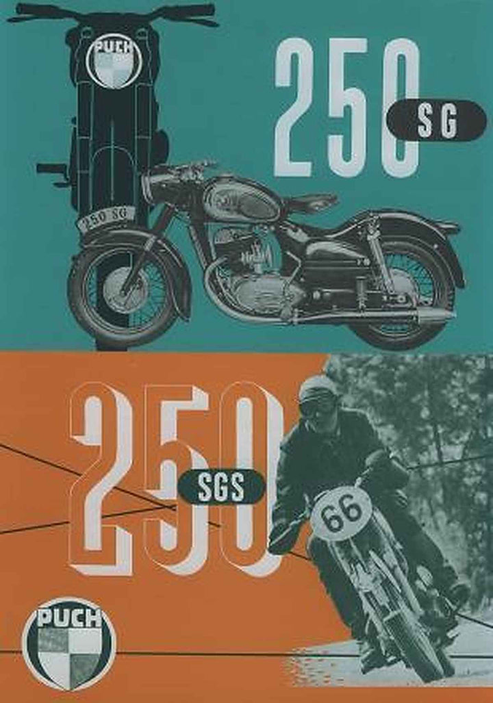 Puch 250 SG, 250 SGS Prospekt (Reprint), Buchcover