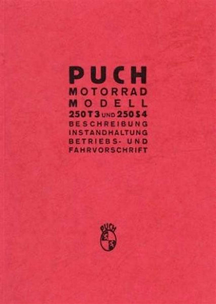 Puch 250 T 3 und S 4, Betriebsanleitung, Buchcover