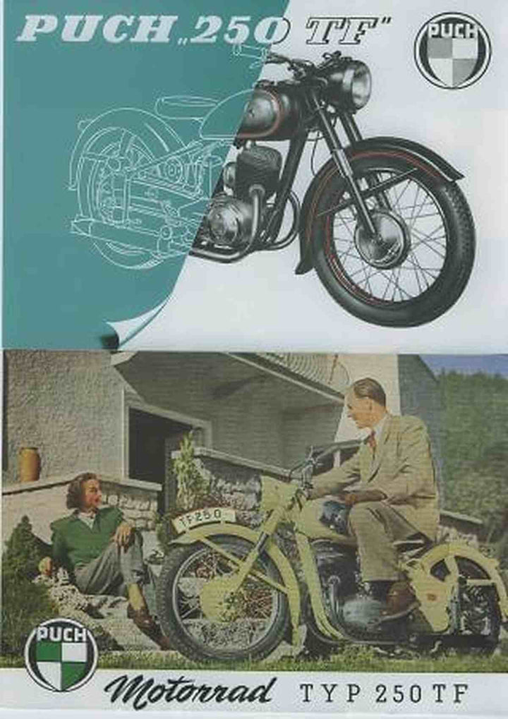 Puch 250 TF Prospekt, Buchcover