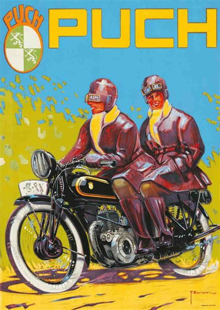 Puch 220 Poster, Poster-Motiv