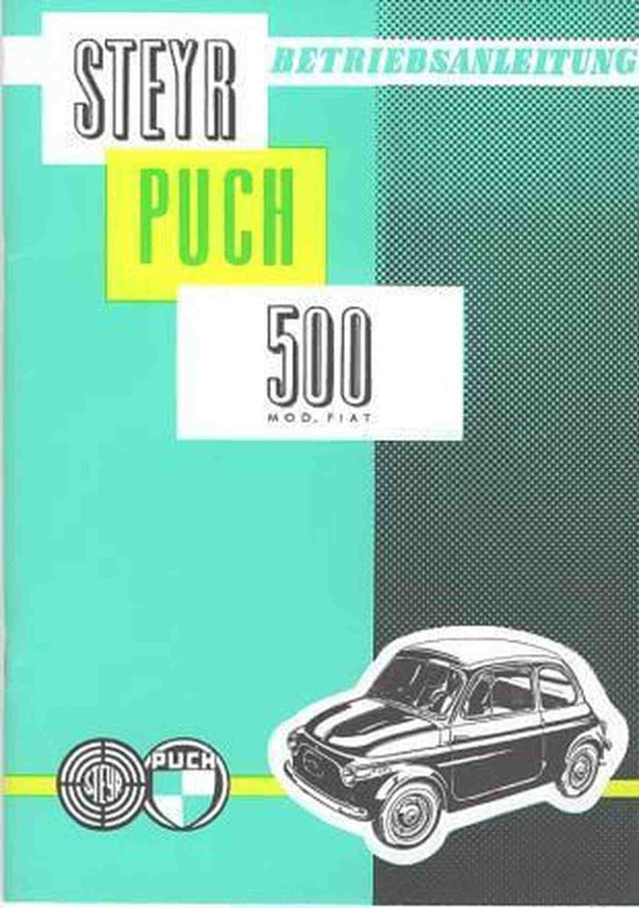 Puch 500 Betriebsanleitung, Buchcover