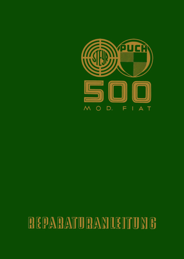 Puch 500 kurzgefaßte Reparaturanleitung, Buchcover