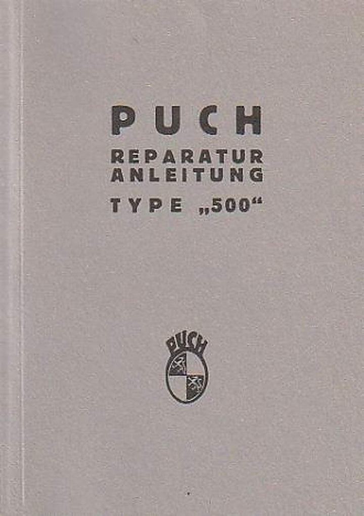Puch 500 mit JAP-Motor Reparaturanleitung, Buchcover