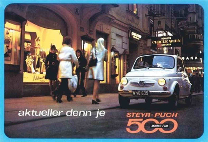 Puch 500 S, Prospektreprint, Buchcover