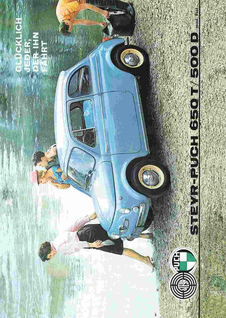 Puch 650 T / 500 D Prospekt-Reprint, Buchcover
