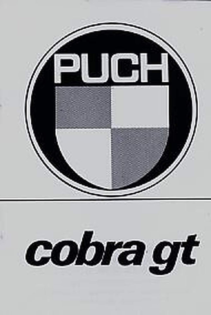 Puch Cobra GT, Betriebsanleitung, Buchcover