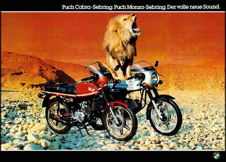 Puch Cobra Sebring und Monza Sebring Poster, Poster-Motiv