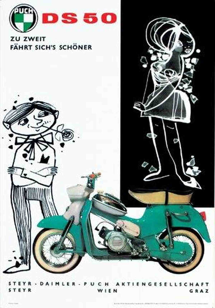Puch DS 50 Poster, Poster-Motiv