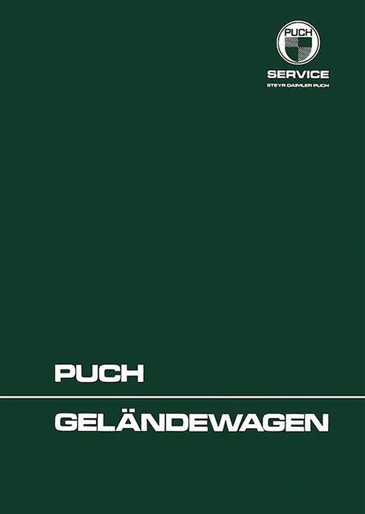 Puch G 240GD 300GD 230G 280GE Reparaturanleitung, Buchcover