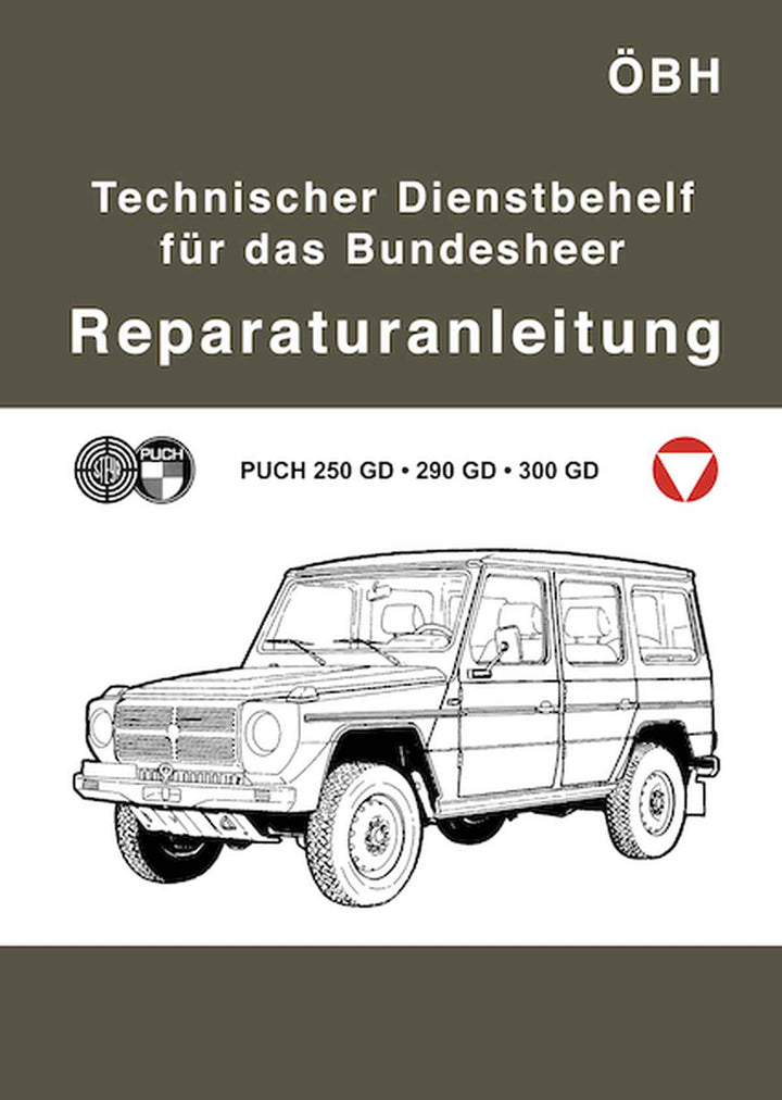 Puch G 250GD 290GD 300GD Reparaturanleitung, Buchcover
