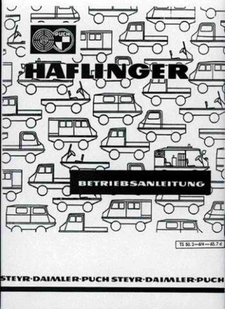 Puch Haflinger Betriebsanleitung, Buchcover