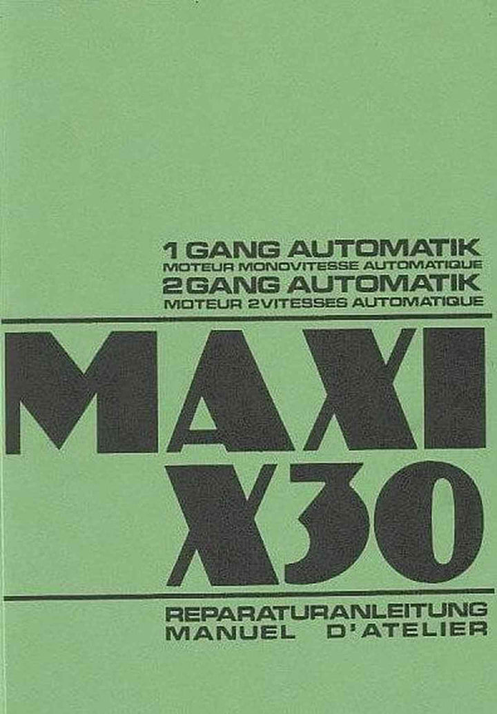 Puch Maxi und X 30, Reparaturanleitung, Buchcover