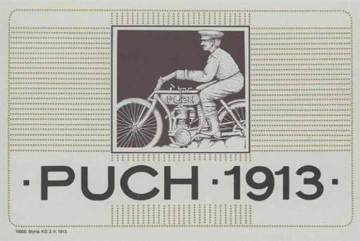 Puch Modelle 1913 Prospekt, Buchcover