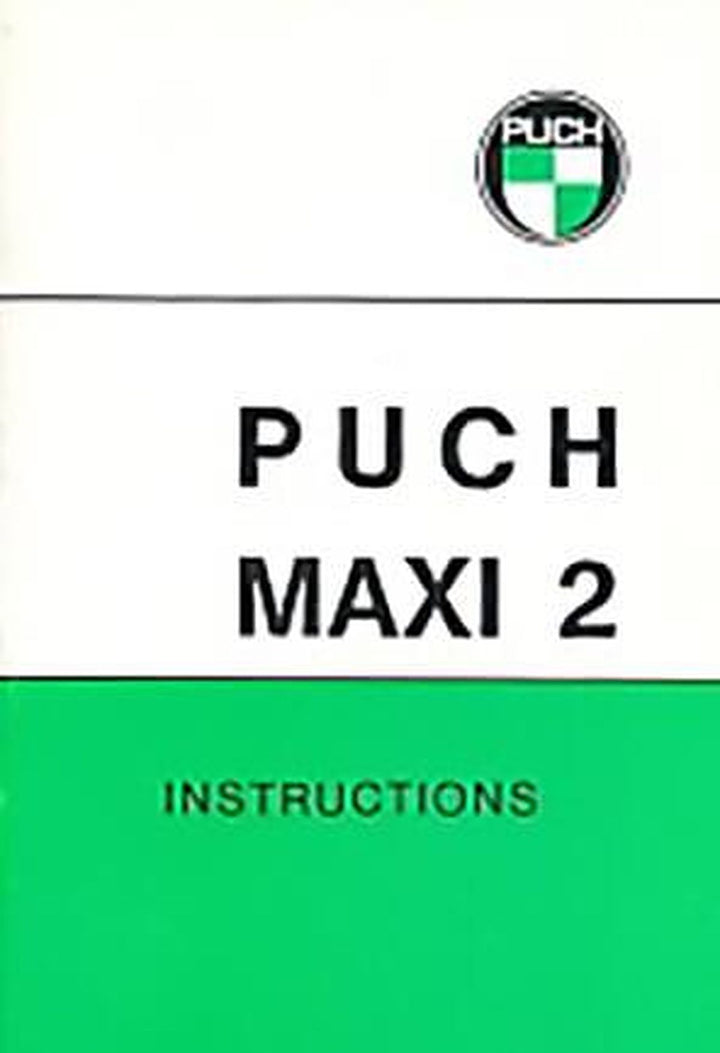 Puch Maxi 2 Owners Manual, Buchcover