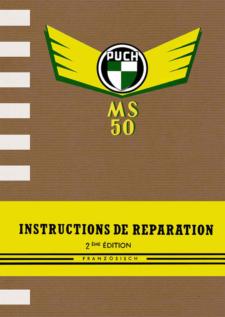 Puch Moped MS50 Instructions de Reparation, Buchcover