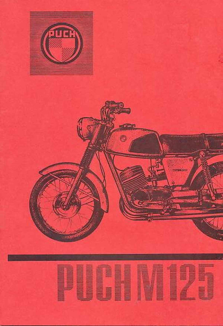 Puch M 125 (single piston) Repair Instructions, Buchcover