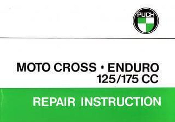 Puch Motorcycle Moto cross, Enduro 125/175 ccm repair instructions, Buchcover
