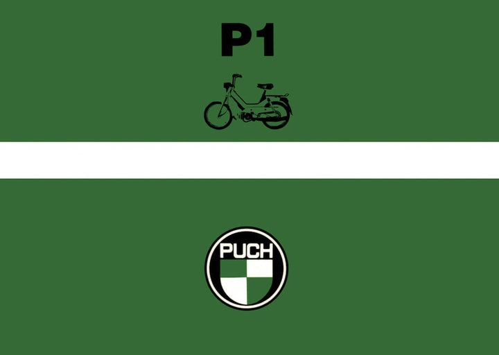 Puch P1 Betriebsanleitung, Buchcover