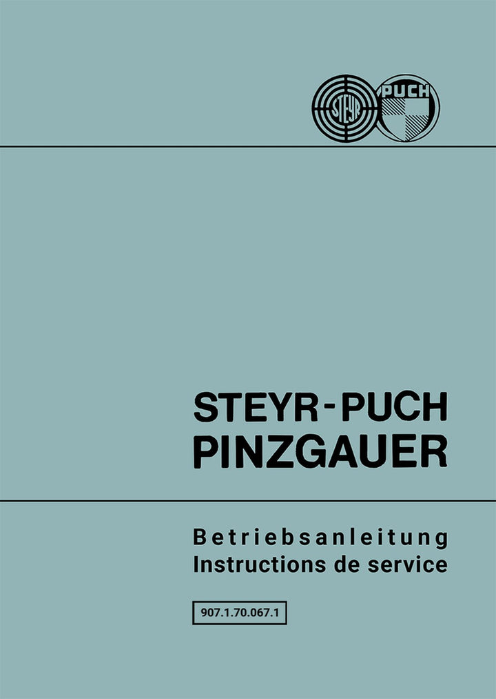 Puch Pinzgauer 710 M/K und 712 M Betriebsanleitung, Buchcover