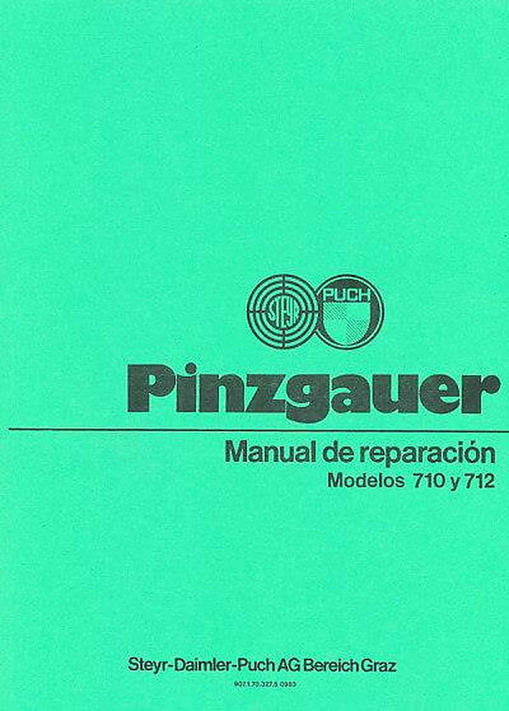 Puch Pinzgauer 710 y 712, 4x4 - 6x6 Manual de reparación, Buchcover