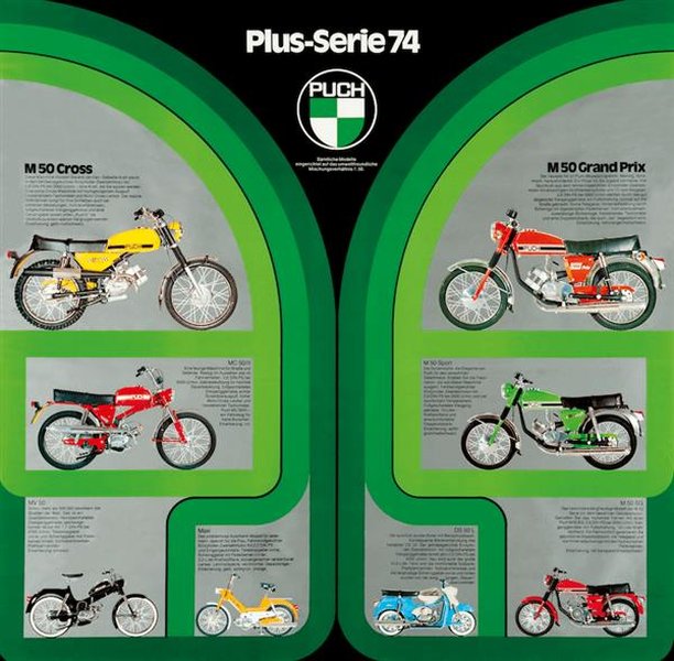 Puch Plus-Serie Poster - gedrucktes Buch zum Bestpreis! - verwuester.net