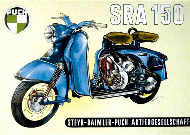 Puch SRA 150 Poster, Poster-Motiv