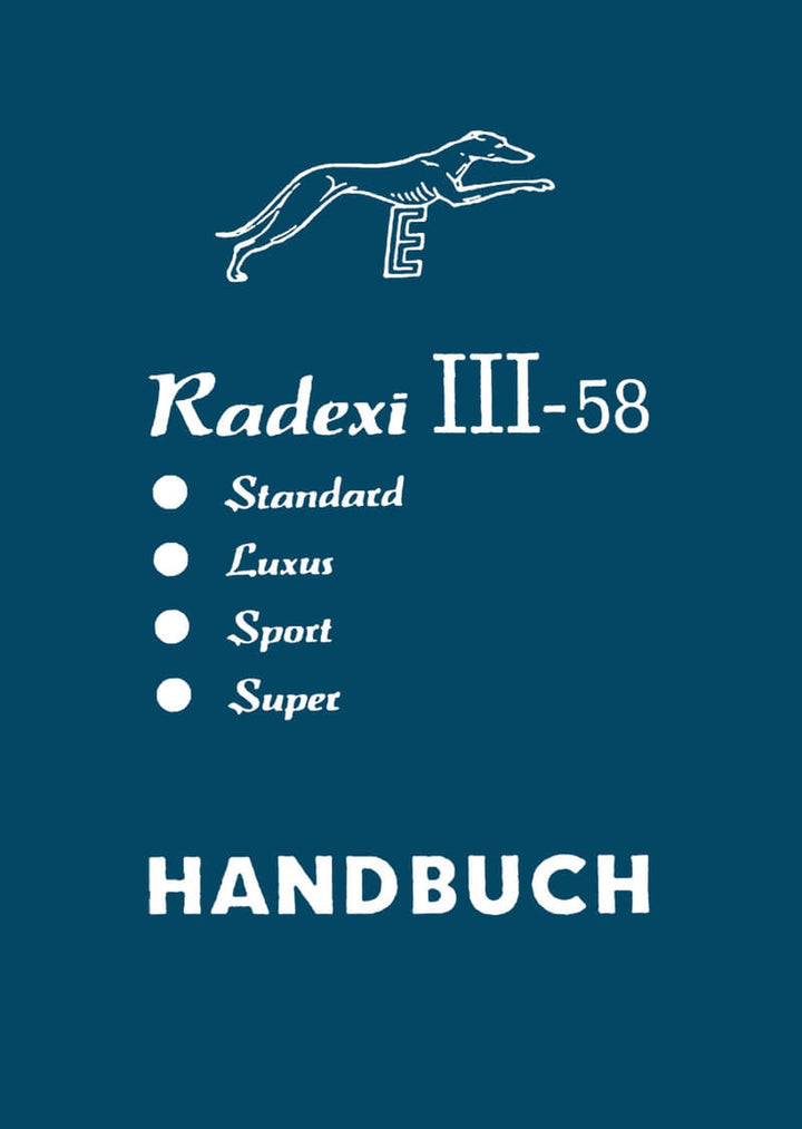 Express Radexi III-58 Betriebsanleitung, Buchcover