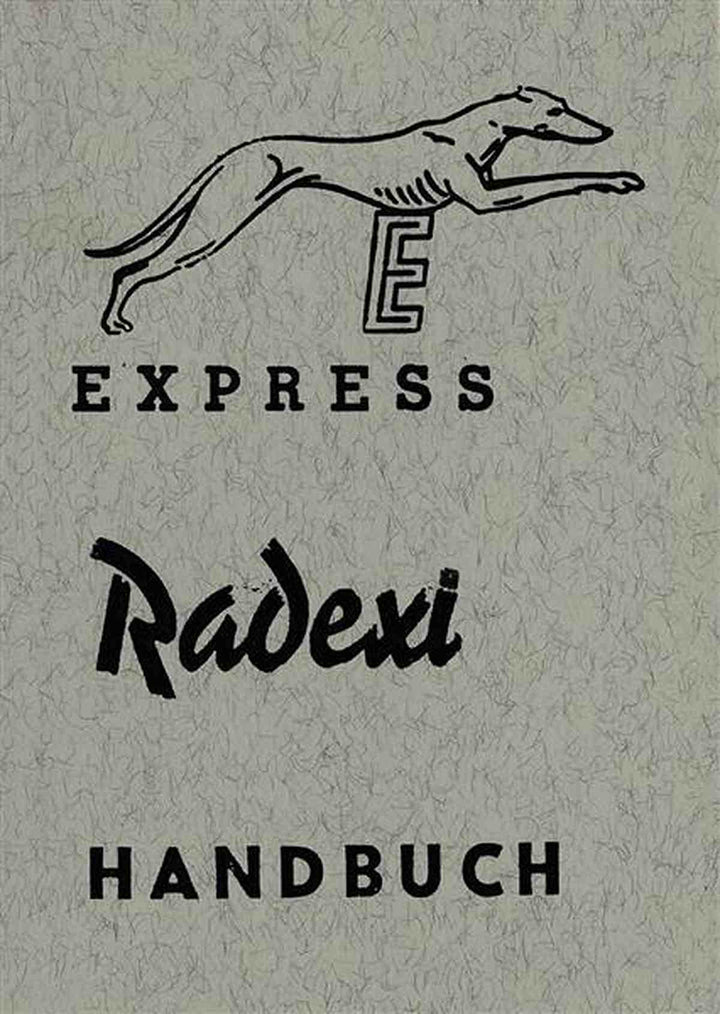 Express Radexi Betriebsanleitung, Buchcover