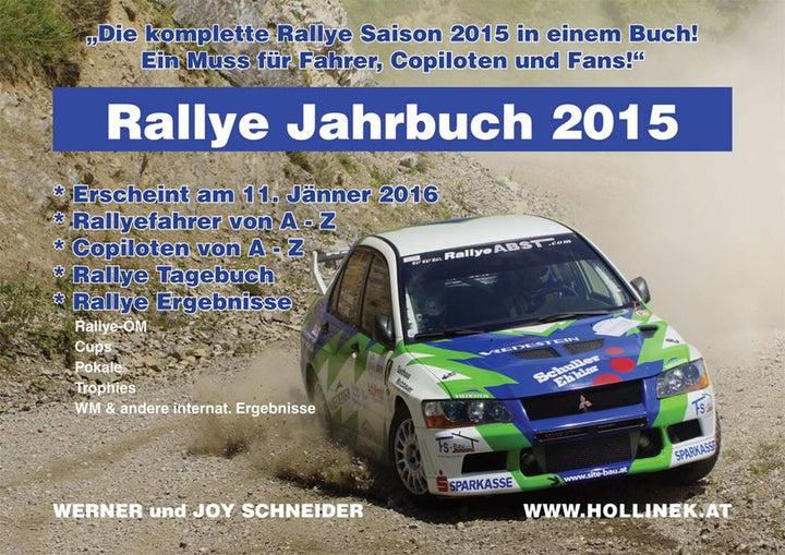 Rallye Jahrbuch 2015, Buchcover
