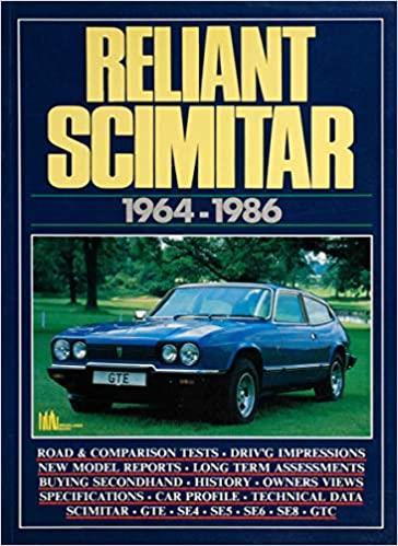 Reliant Scimitar 1964-86 - gedrucktes Buch zum Bestpreis! - verwuester.net