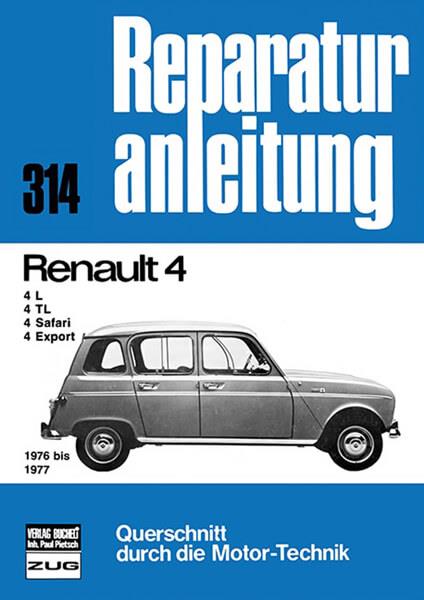 Renault 4 - Reparaturbuch - gedrucktes Buch zum Bestpreis! - verwuester.net