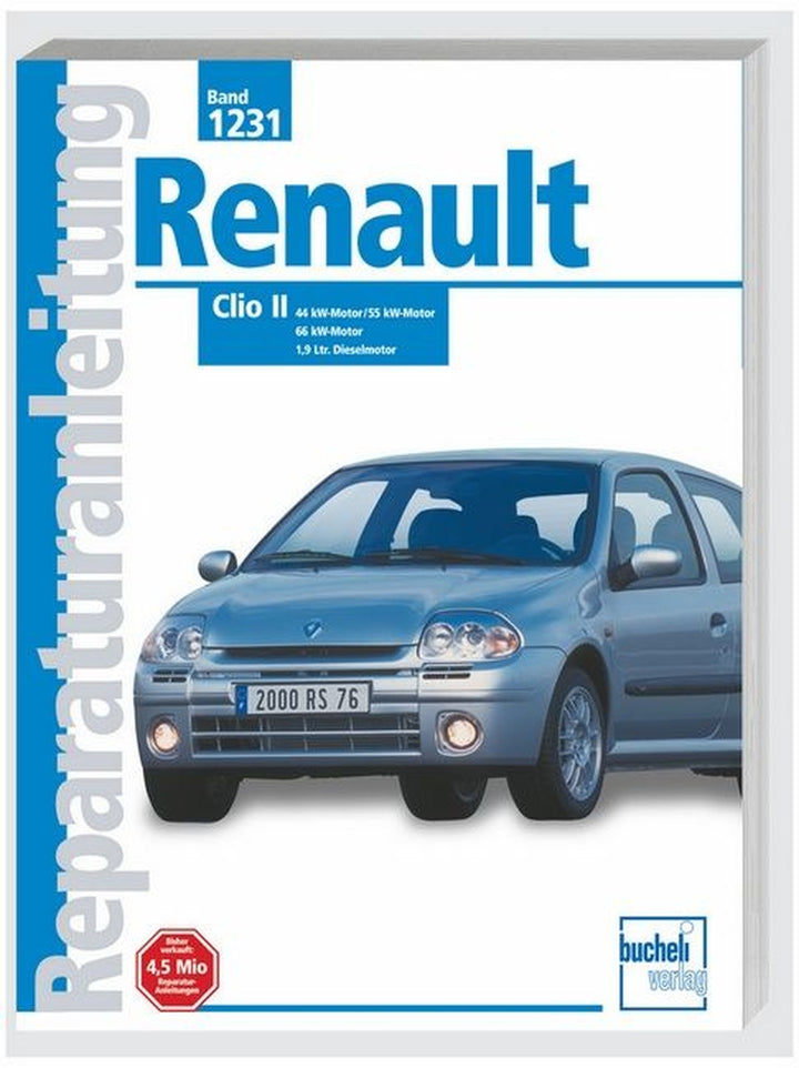 Renault Clio II - Reparaturbuch, Buchcover