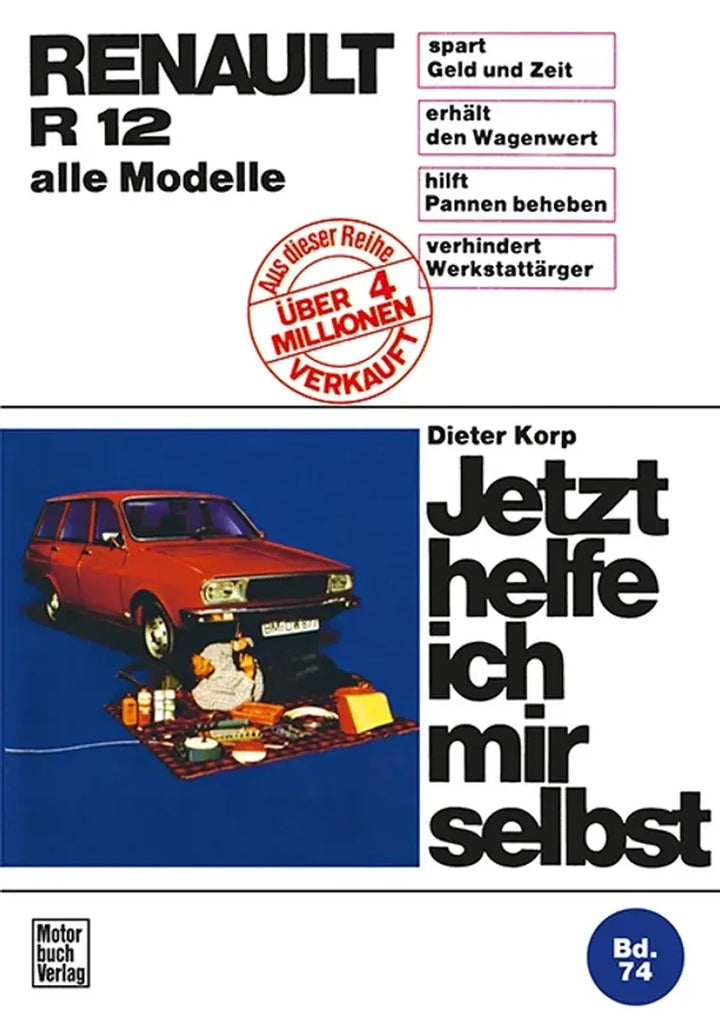 Renault R12 Reparaturanleitung und Werkstatthandbuch 1969 bis 1980 - gedrucktes Buch zum Bestpreis! - verwuester.net