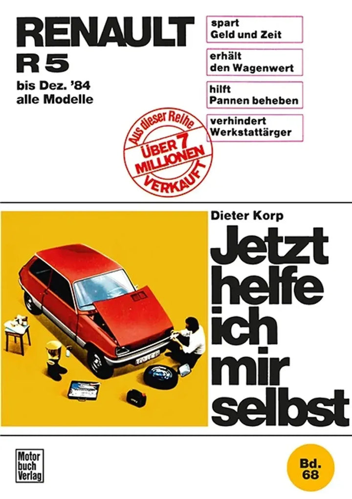 Renault R5 Reparaturanleitung und Werkstatthandbuch - gedrucktes Buch zum Bestpreis! - verwuester.net