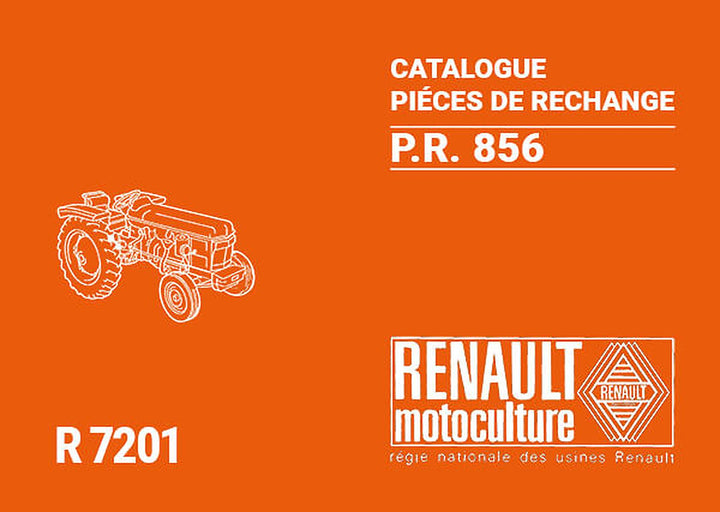 Renault R7201 Ersatzteilkatalog, Buchcover