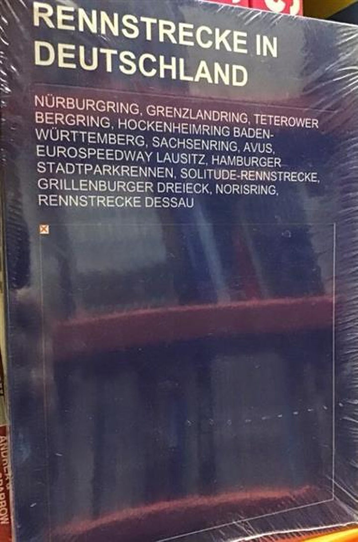 Rennstrecken in Deutschland, Buchcover