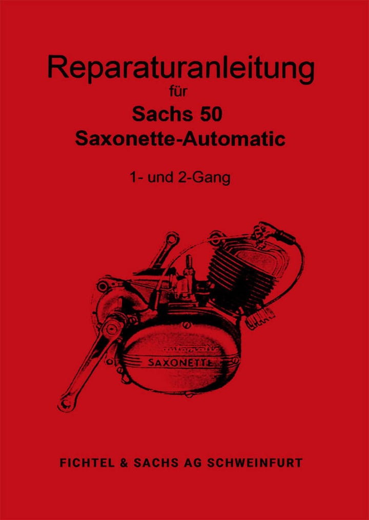 Sachs 50 Saxonette-Automatic Werkstatthandbuch, Buchcover