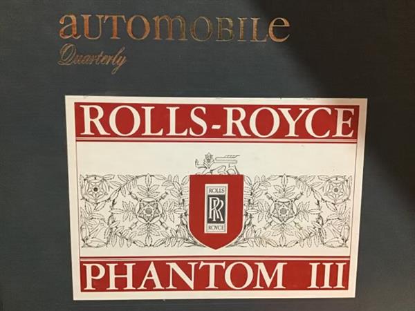 Rolls Royce Phantom III - gedrucktes Buch zum Bestpreis! - verwuester.net