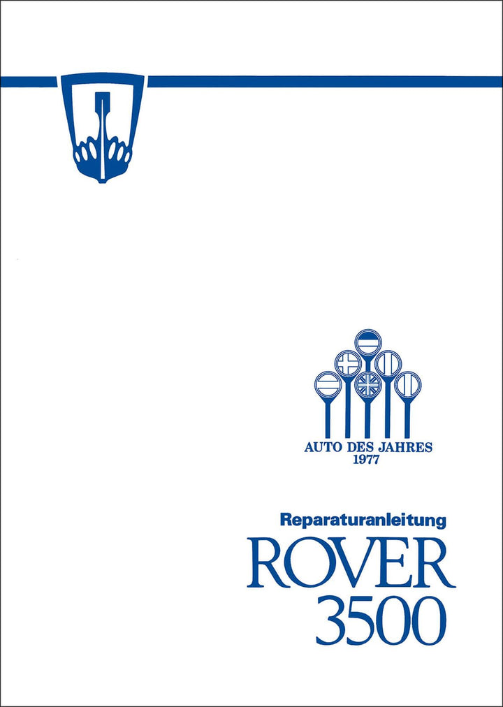 Rover 3500 Reparaturanleitung – Buchcover