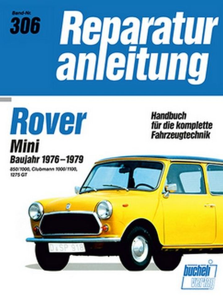 Rover Mini Baujahr 1976-1979 - Reparaturbuch, Buchcover