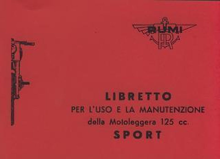 Rumi 125 Sport Betriebsanleitung, Buchcover
