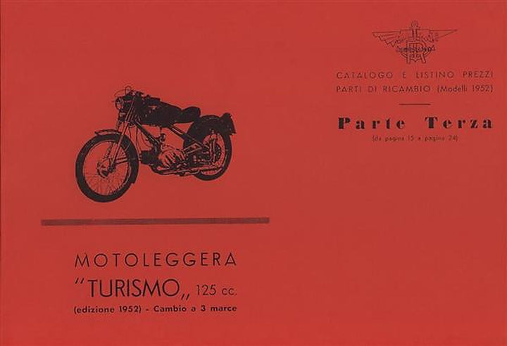 Rumi Tourismo 125 cc, 3-Gang und Lusso 125 cc, 4-Gang, Ersatzteilkatalog, Buchcover