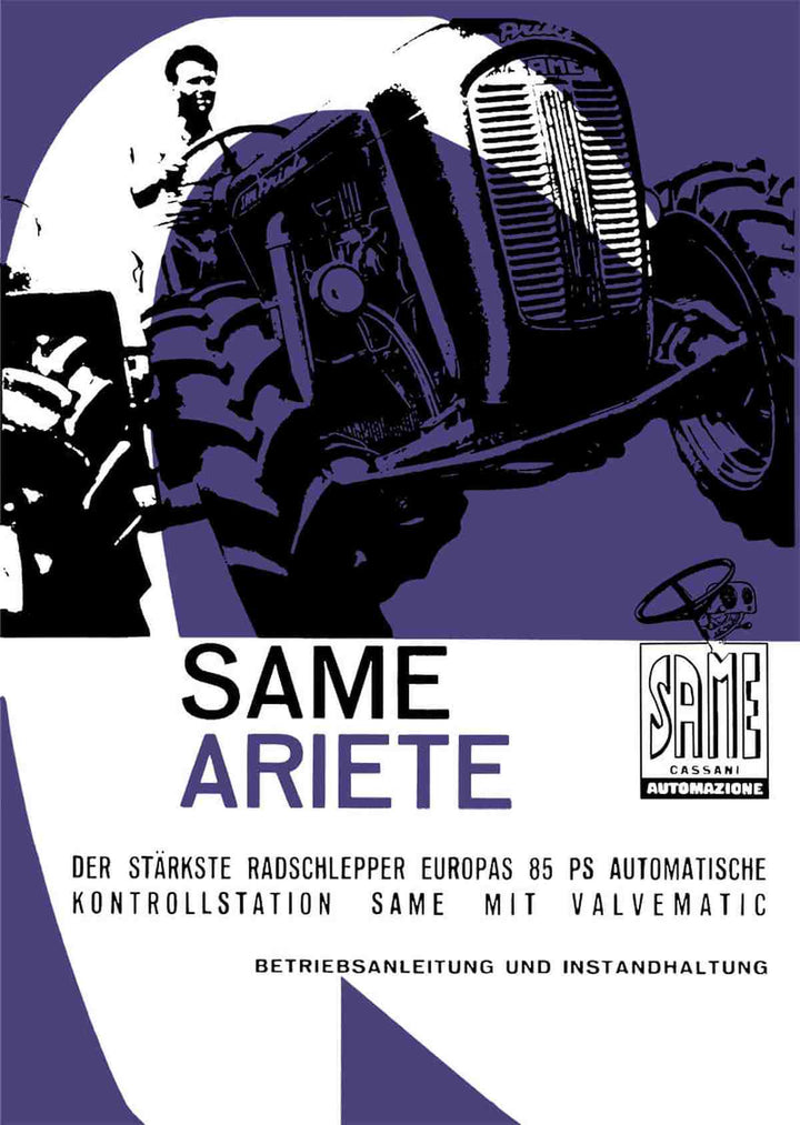 Same Ariete Betriebsanleitung, Buchcover