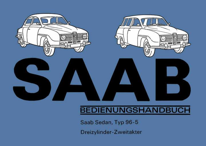 Saab 96-5 Betriebsanleitung, Buchcover