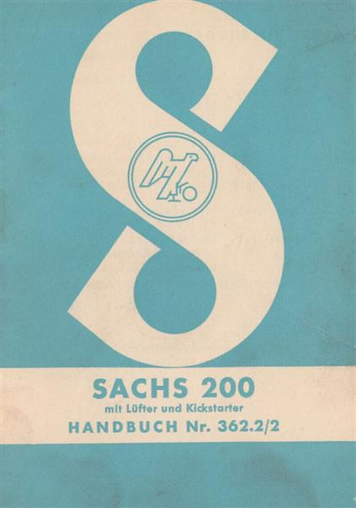 Sachs 200 Handbuch, Buchcover