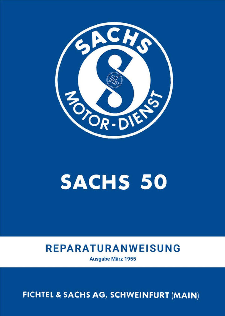 Sachs 50 Reparaturanweisung, Buchcover
