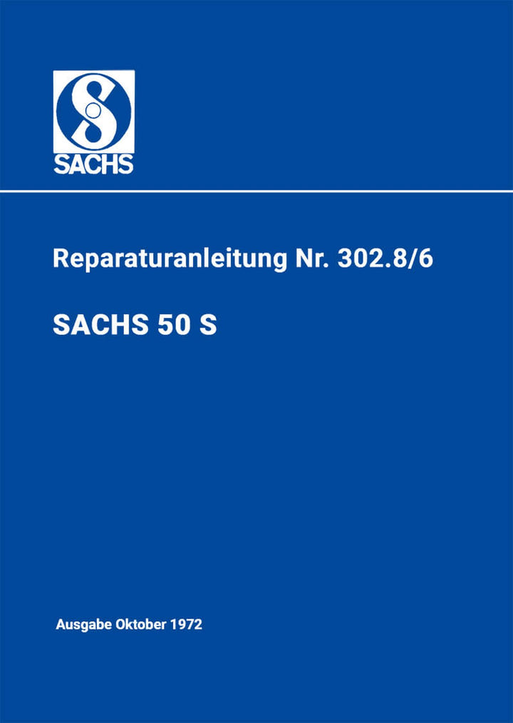 Sachs 50 S 5-Gang Werkstatthandbuch, Buchcover