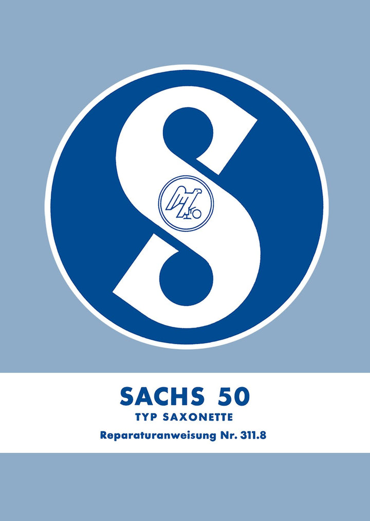 Sachs 50 Typ Saxonette Reparaturanleitung, Buchcover